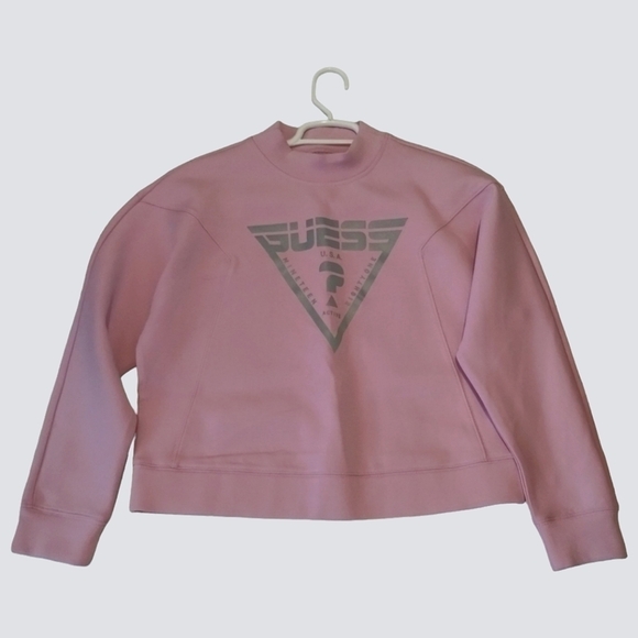 GUESS Eco Caren‎ Logo Sweatshirt Pullover - Picture 1 of 6